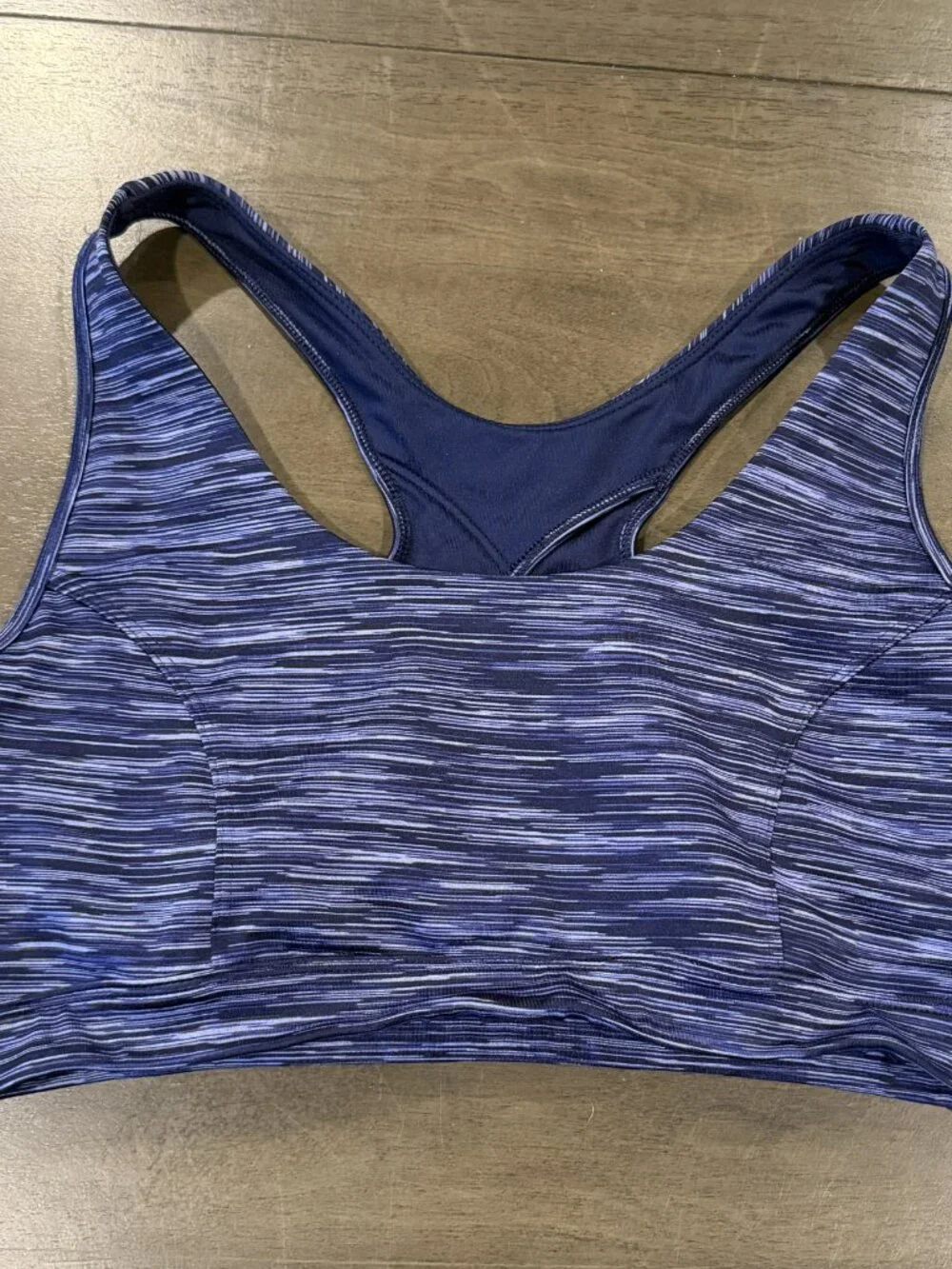 Tek Gear Women's Medium Support Racerback Sports Bra Navy XL Athletic Workout